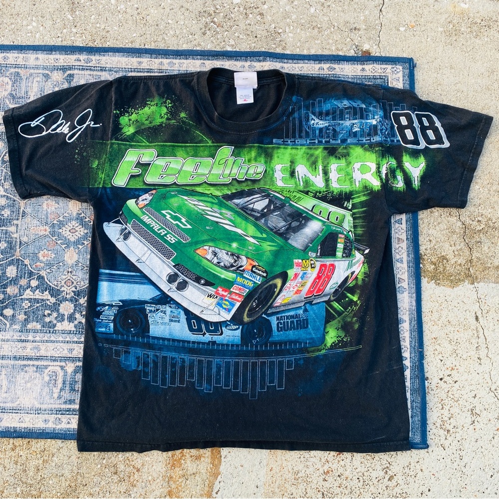 NASCAR vintage chase authentics DALE EARNHARDT JR AMP energy 2008 t-shir… - Picture 1 of 8